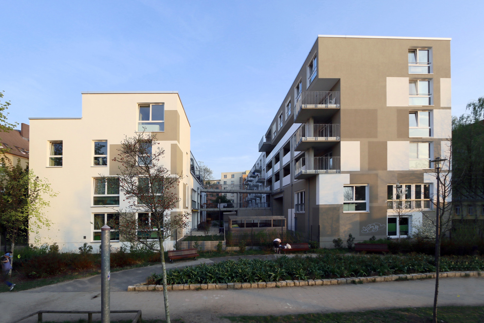 Fassadengestaltung, 2017, Wohnbebauung Wattstraße 2 - 4