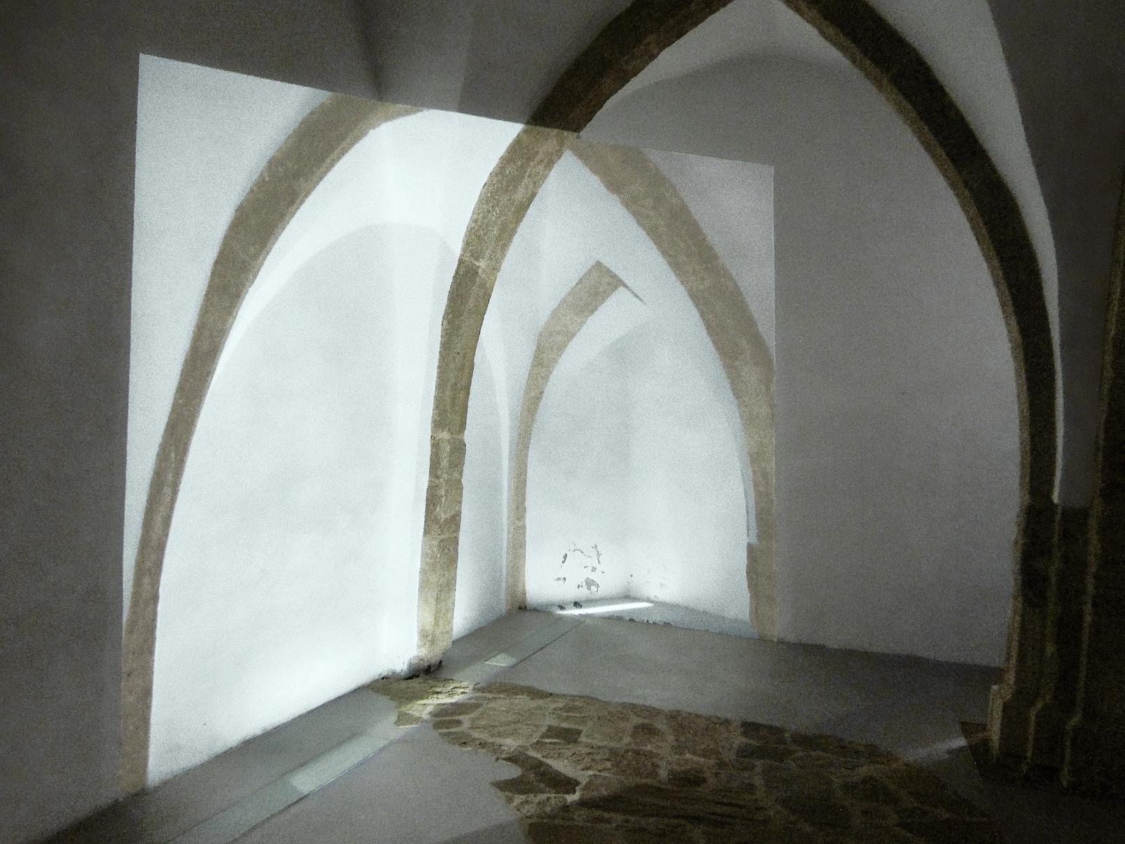 Experimental Setup II, 2014, test projection, DA Kunsthaus Kloster Gravenhorst, Germany