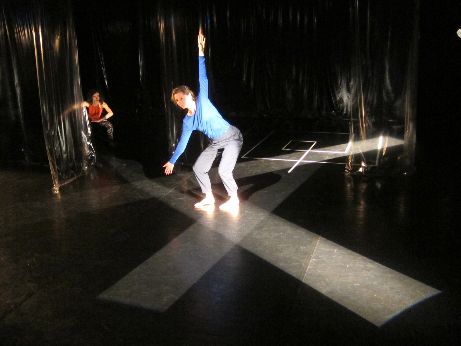 Basics*, interdisziplinäres Performance-Projekt von Karen Bößer, 2016, Profiler, Licht, Forum Freies Theater, Düsseldorf