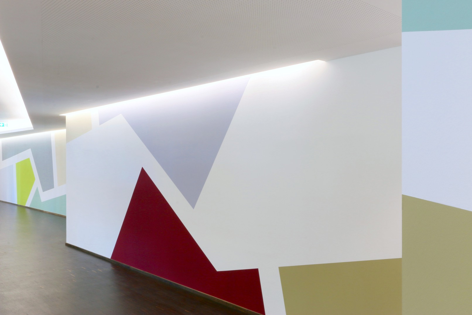 Kartierung des Terrains, 2016, Wandmalerei