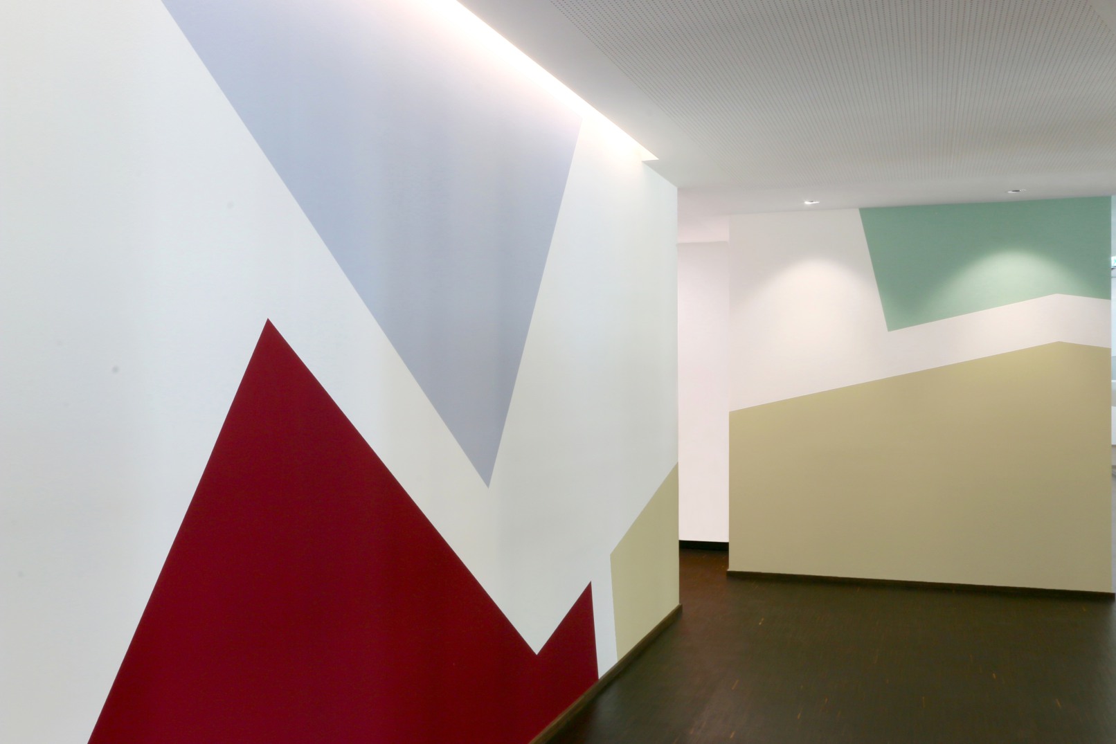 Kartierung des Terrains, 2016, Wandmalerei