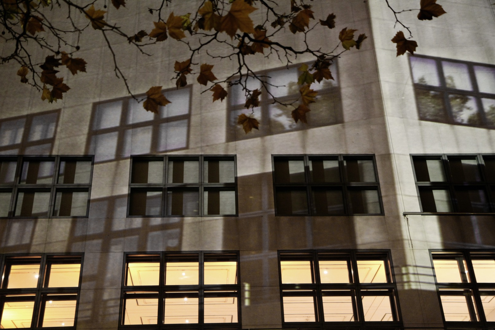 Gegenwart II, 2010, Doppelprojektion, Hamburger Kunsthalle